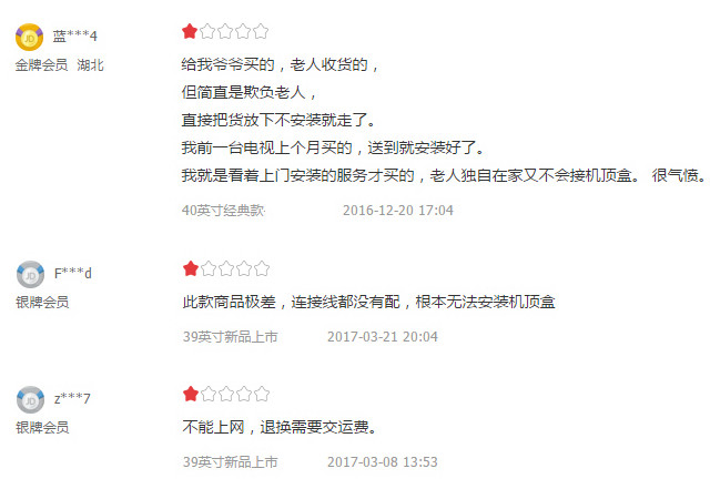 家电大数据:网购家电差评多!你中枪了吗?